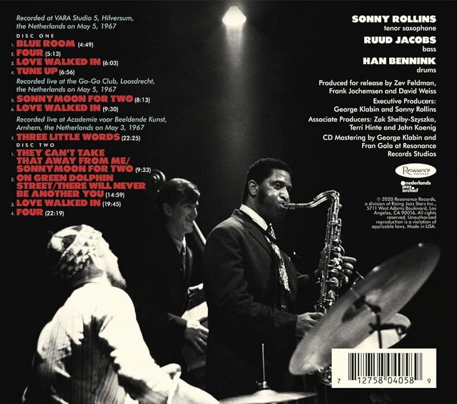 レコード　ソニー・ロリンズ　Rollins In Holland : The レコード ソニー・ロリンズ Rollins In Holland : The Sonny